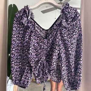 Zara floral top size S